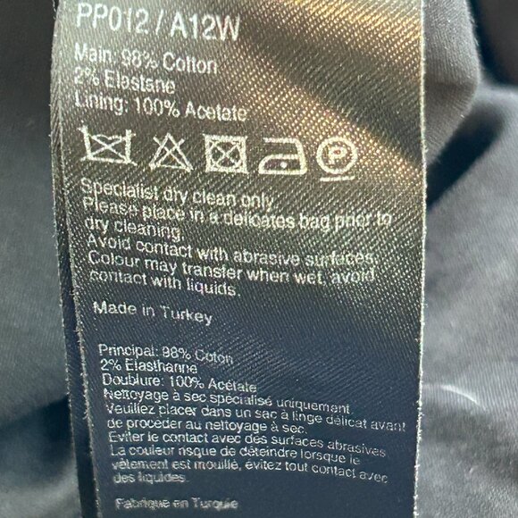 Karen Millen Pants Trouser Straight Leg Black Size 6 Quiet Luxury Work Business - Picture 4 of 7